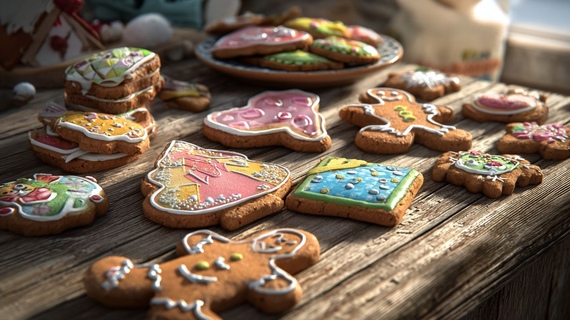 Branded gingerbread that people love to photograph - five