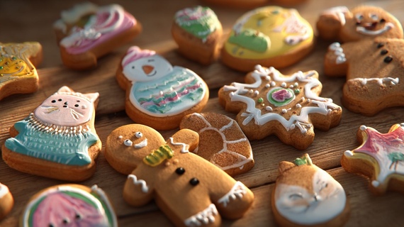 Retro to boho: statement gingerbread that makes themed evenings