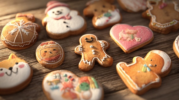 Romantic dinner gingerbread: subtle details that make the evening